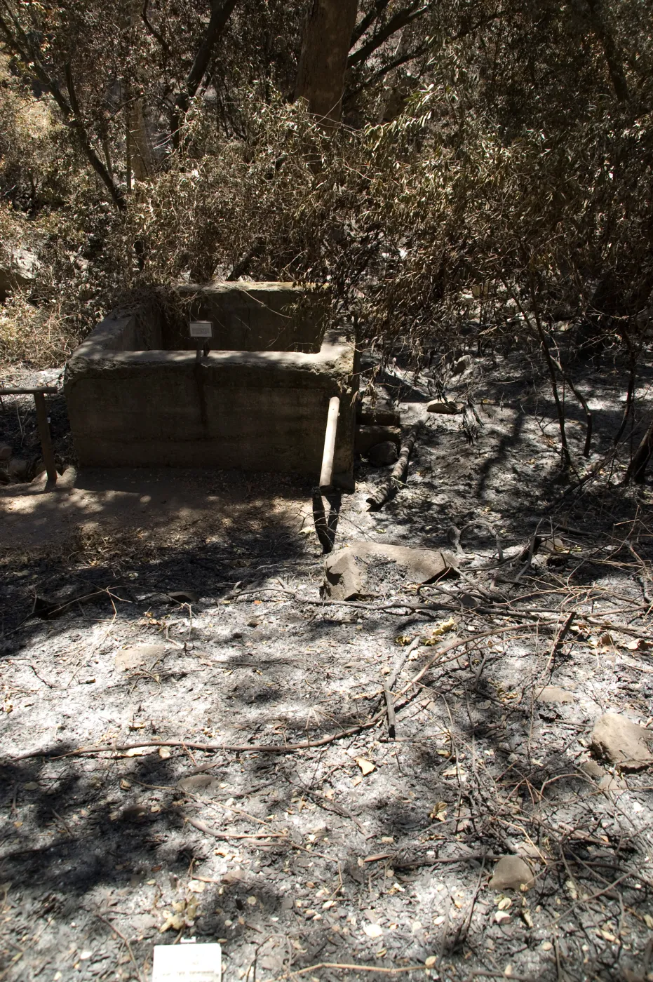 Aqueduct after the Jesusita Fire