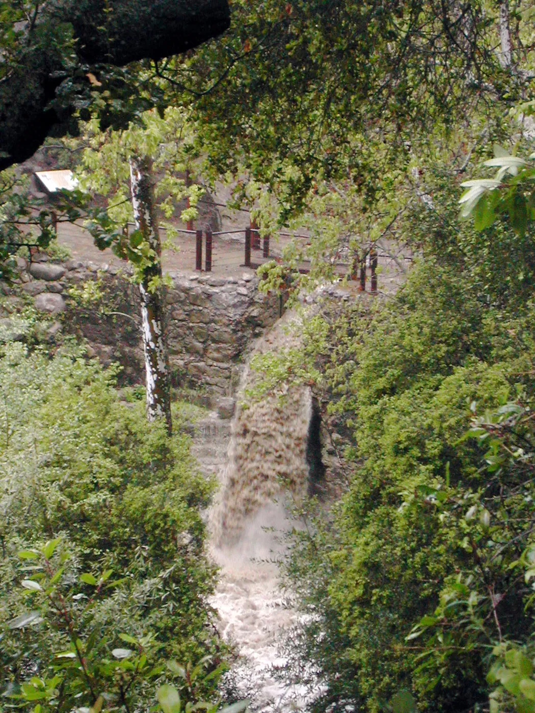 Flooding at Mission Dam