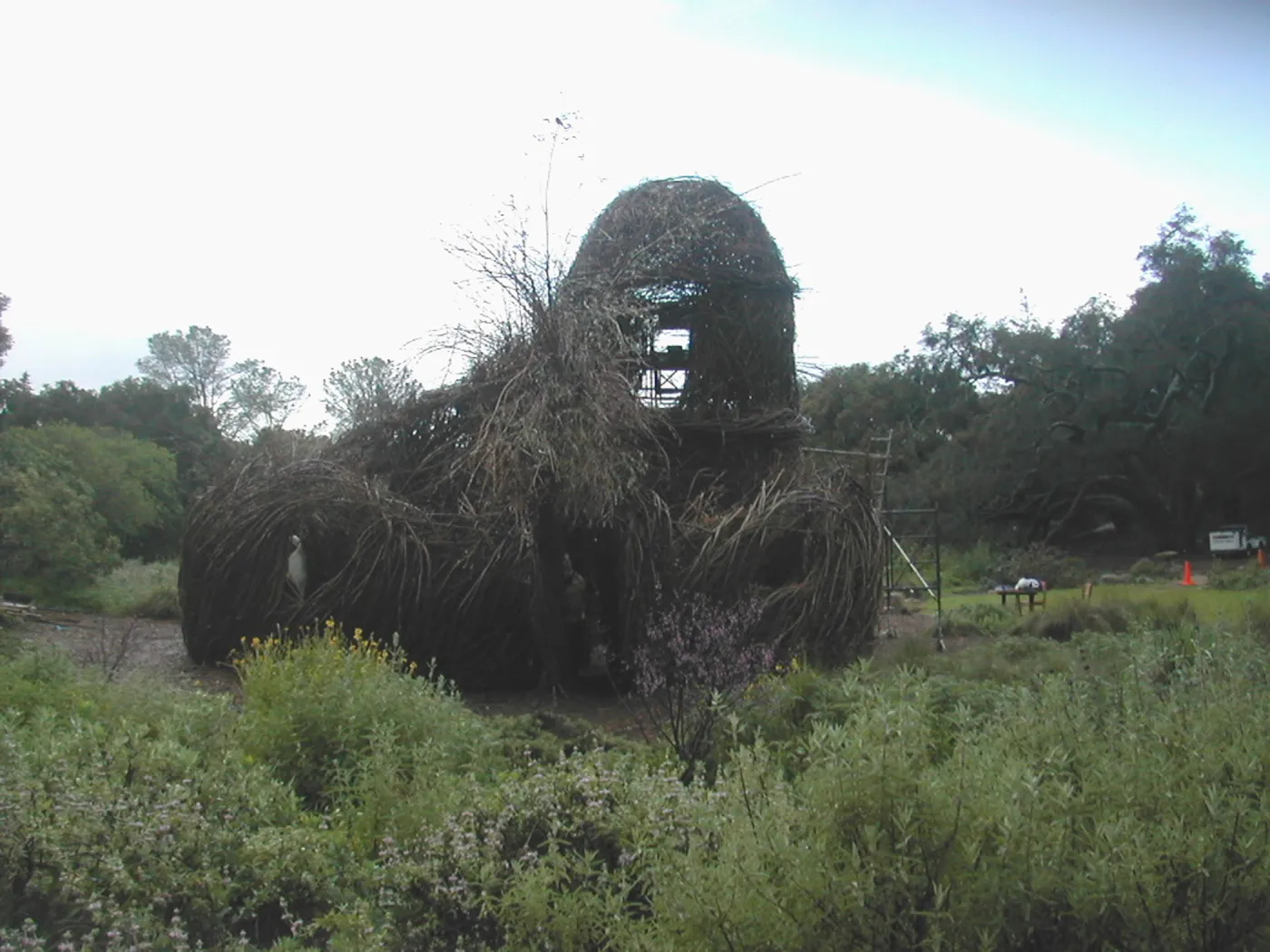 Construction of Toad Hall by Patrick Dougherty