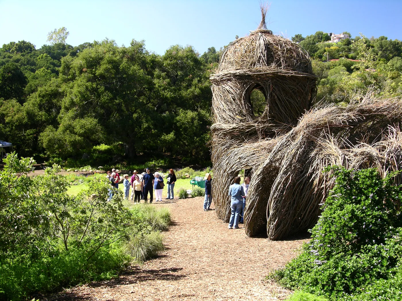 Patrick Dougherty Toad Hall Grand Opening