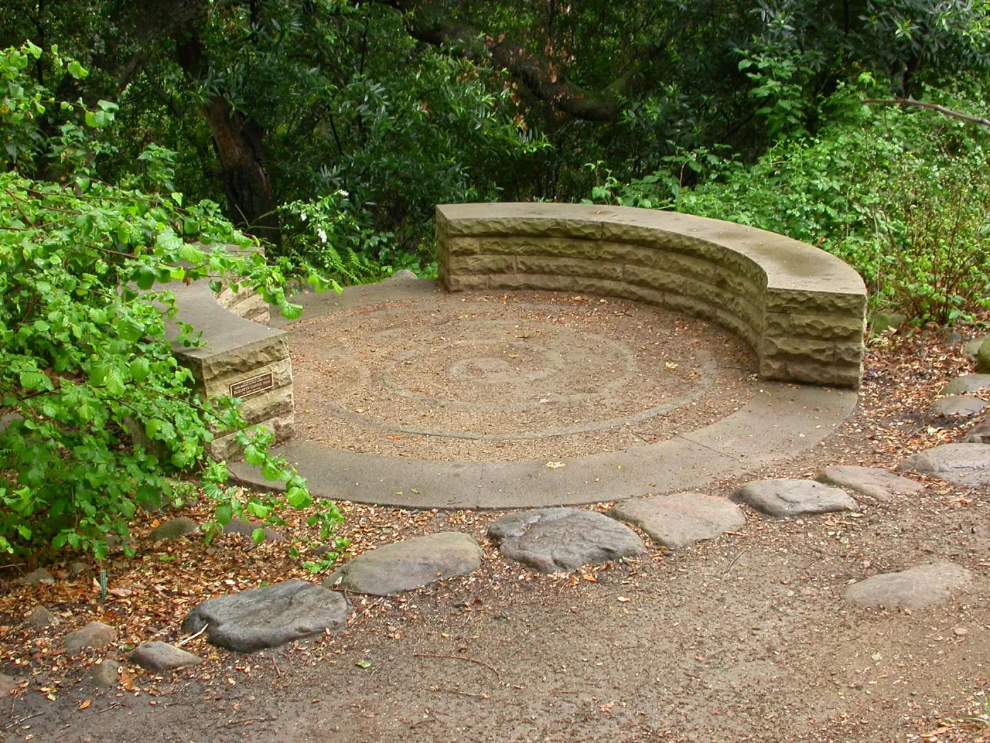 Bench at Fiber Arts Display