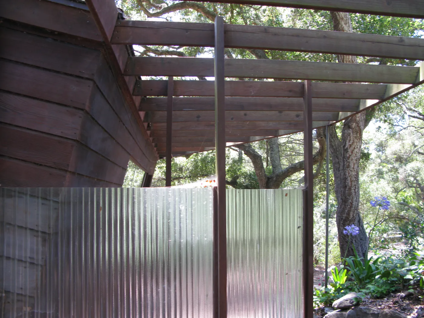 Guild House back porch off living room