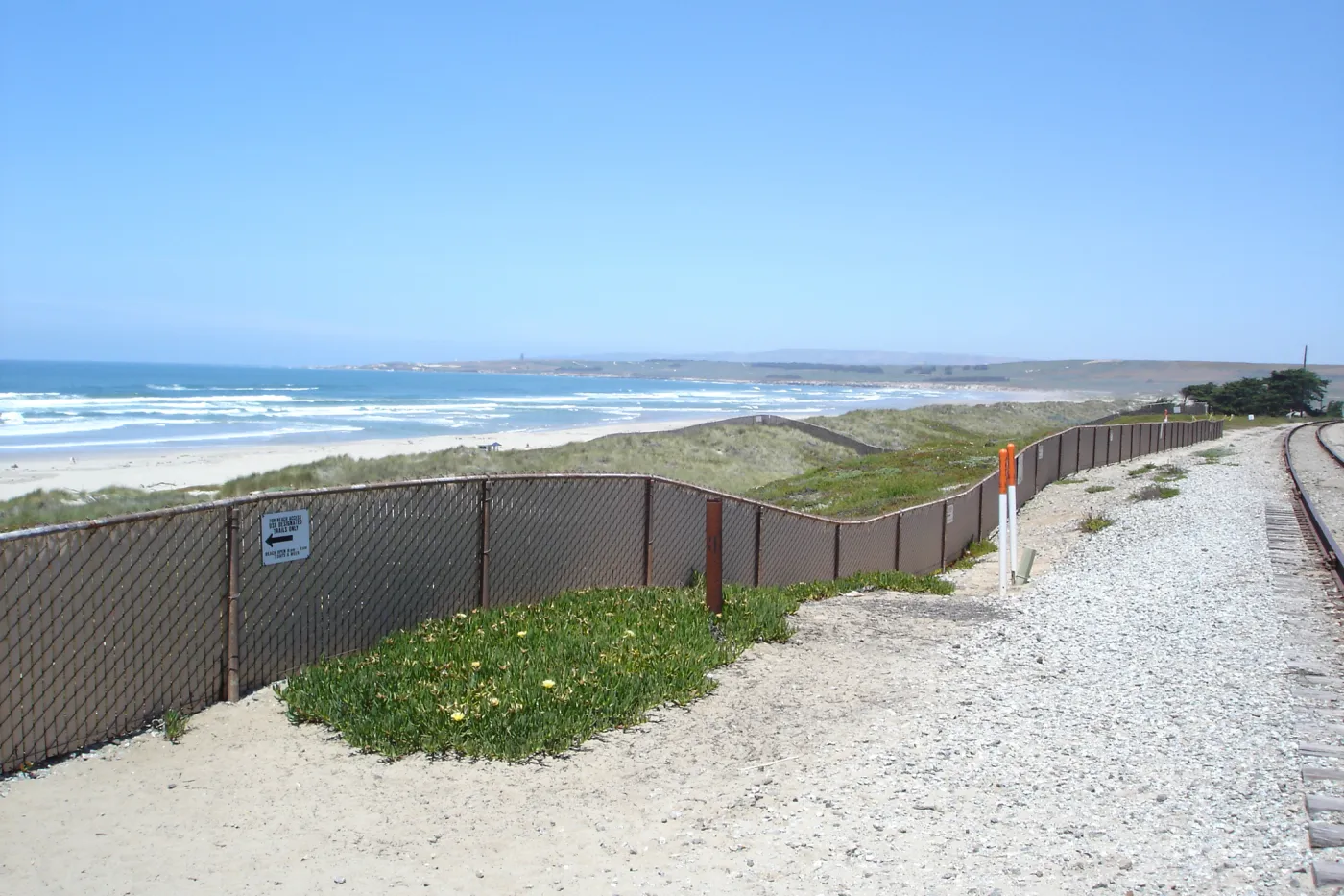 railroad at Surf beach, Vandenberg, SBBG Research 2005