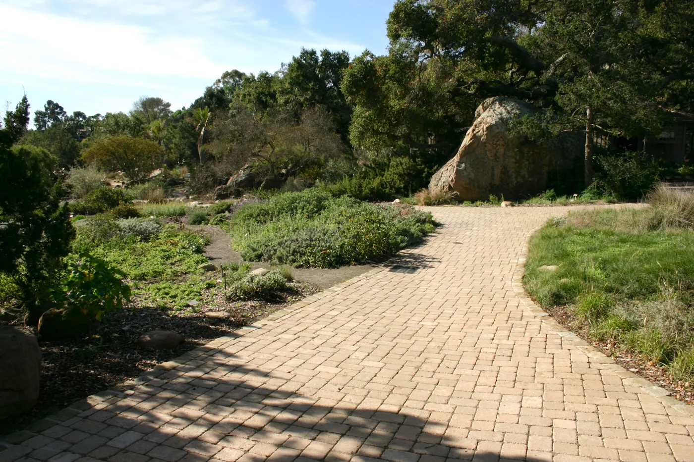 pavered pathway along the Meadow, Blaksley Boulder
