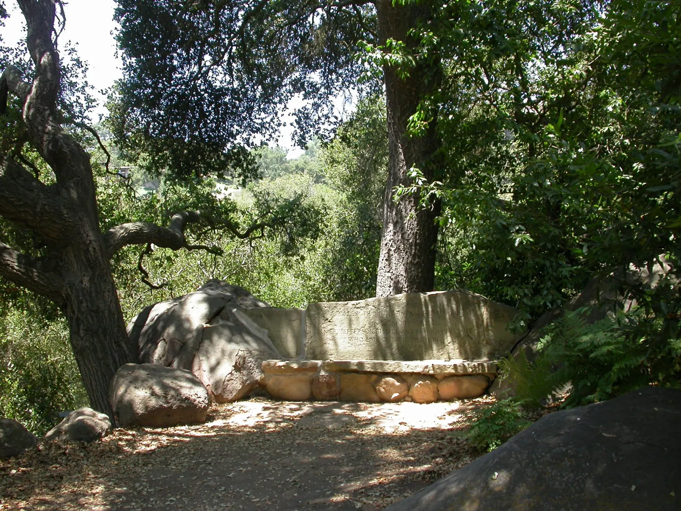 Bissel Bench in Meadow Oaks (Bench #12)