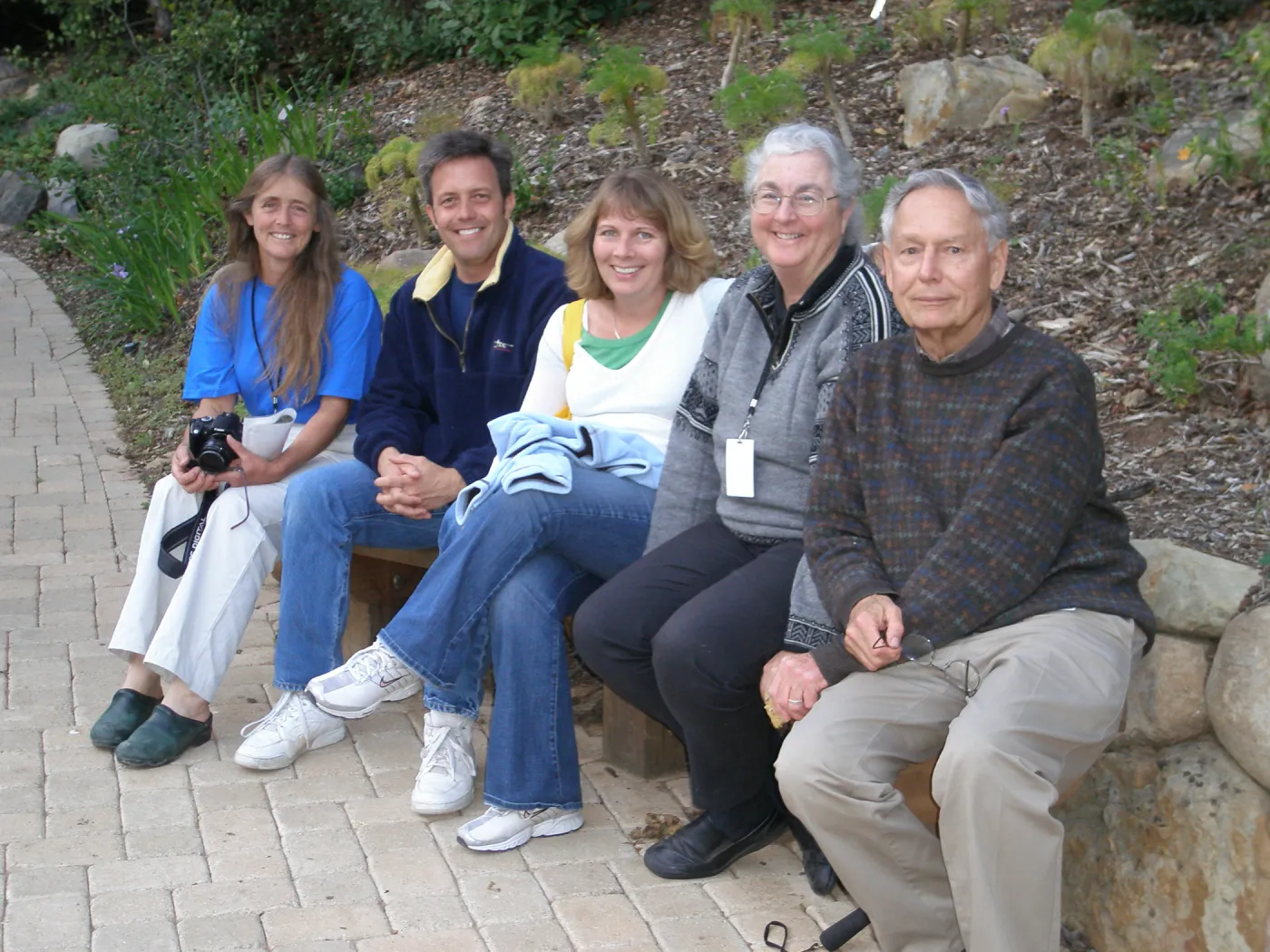 SBBG Discovery Garden Opening (Sally, John, Tricia, Nancy and Bob)