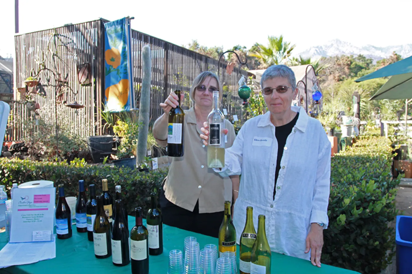 Joan Ariel and Ellen Broidy, SBBG event