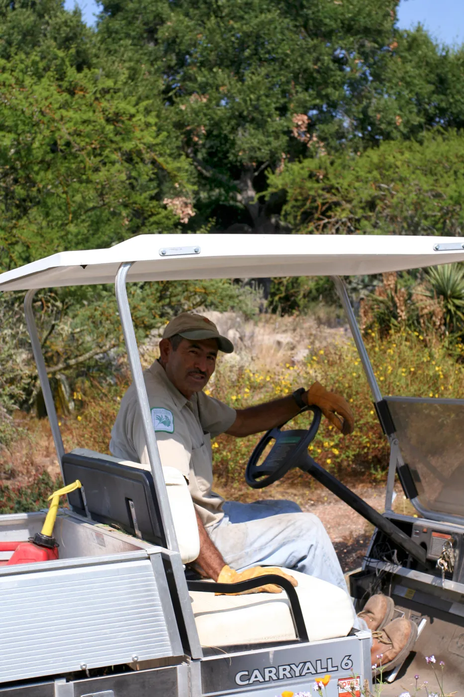 Manuel Gonzalez, SBBG grounds staff