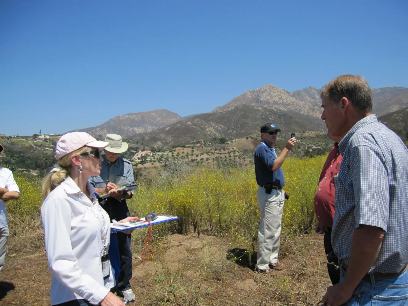 RAWS site review on SBBG Tipton Ridge