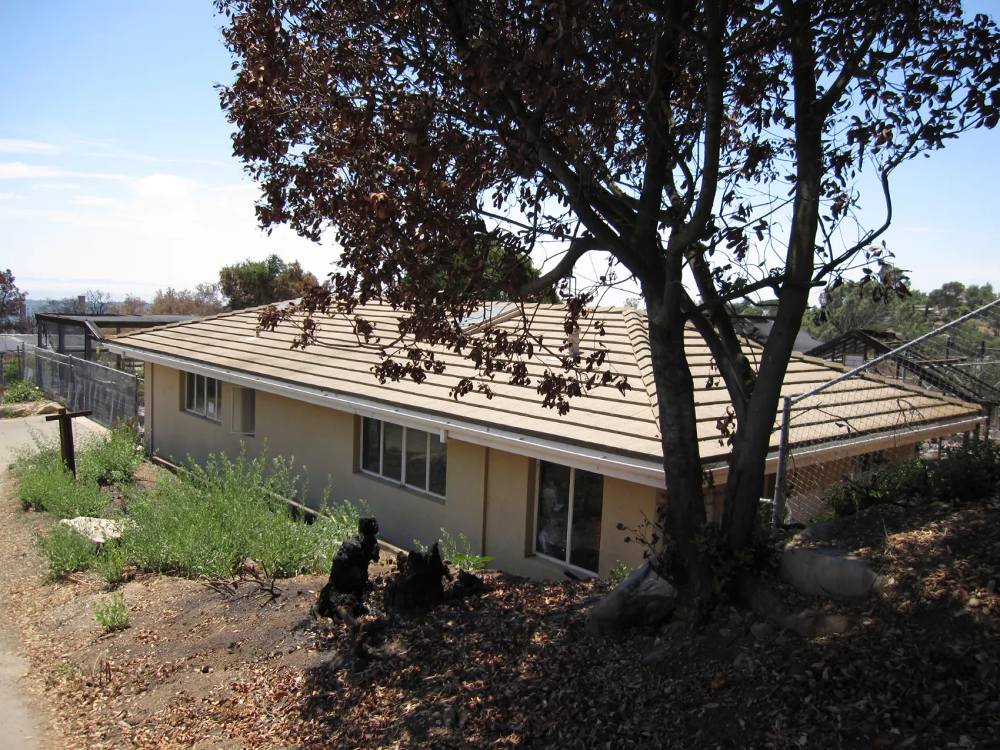 Hort Unit, after the Jesusita Fire