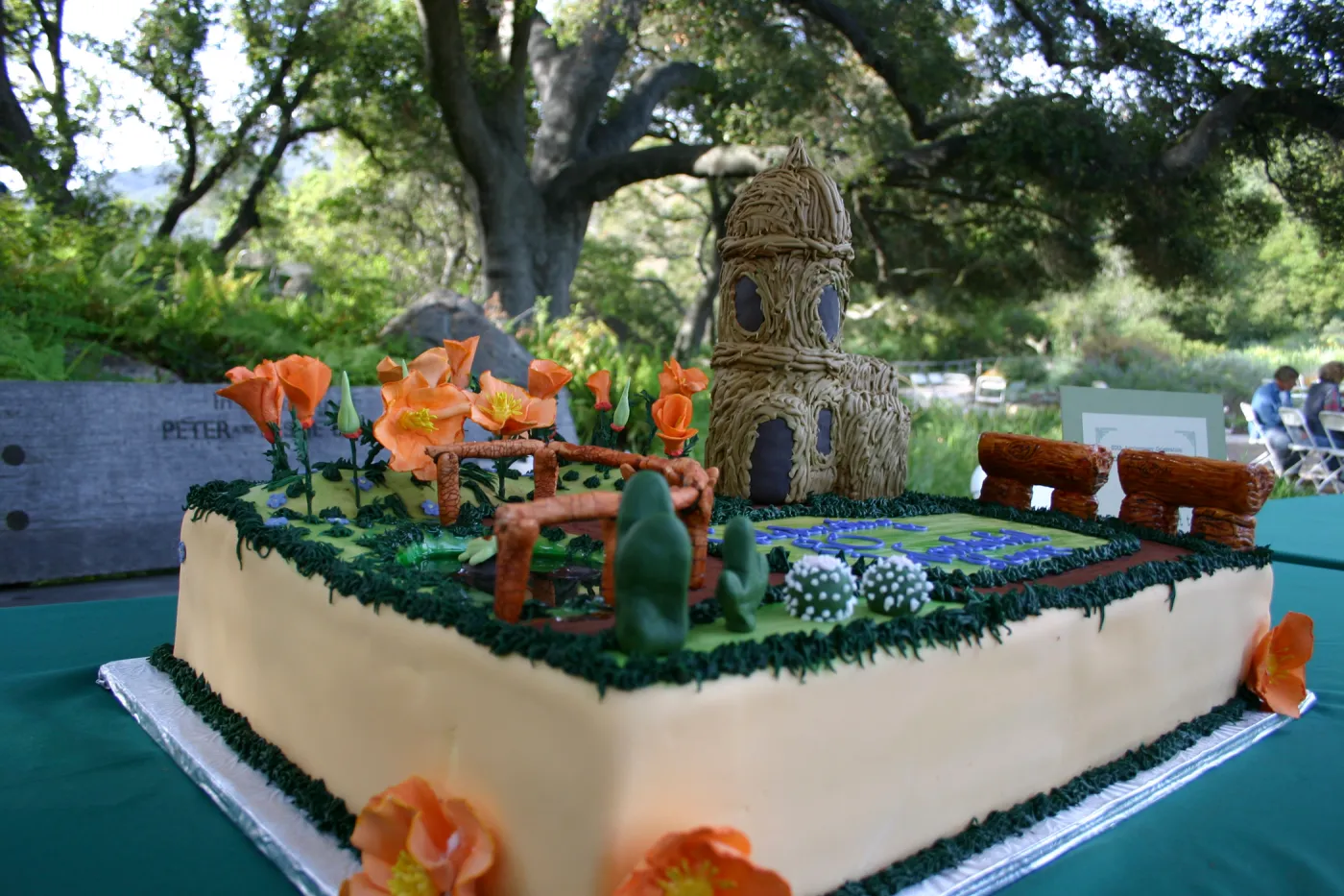 SBBG 80th Birthday Celebration, Toad Hall cake