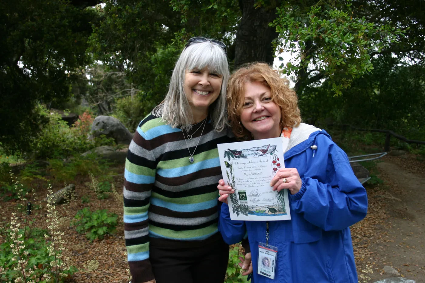 Mary Matsumoto 'Unsung Hero' award, Volunteer Luncheon, 2006