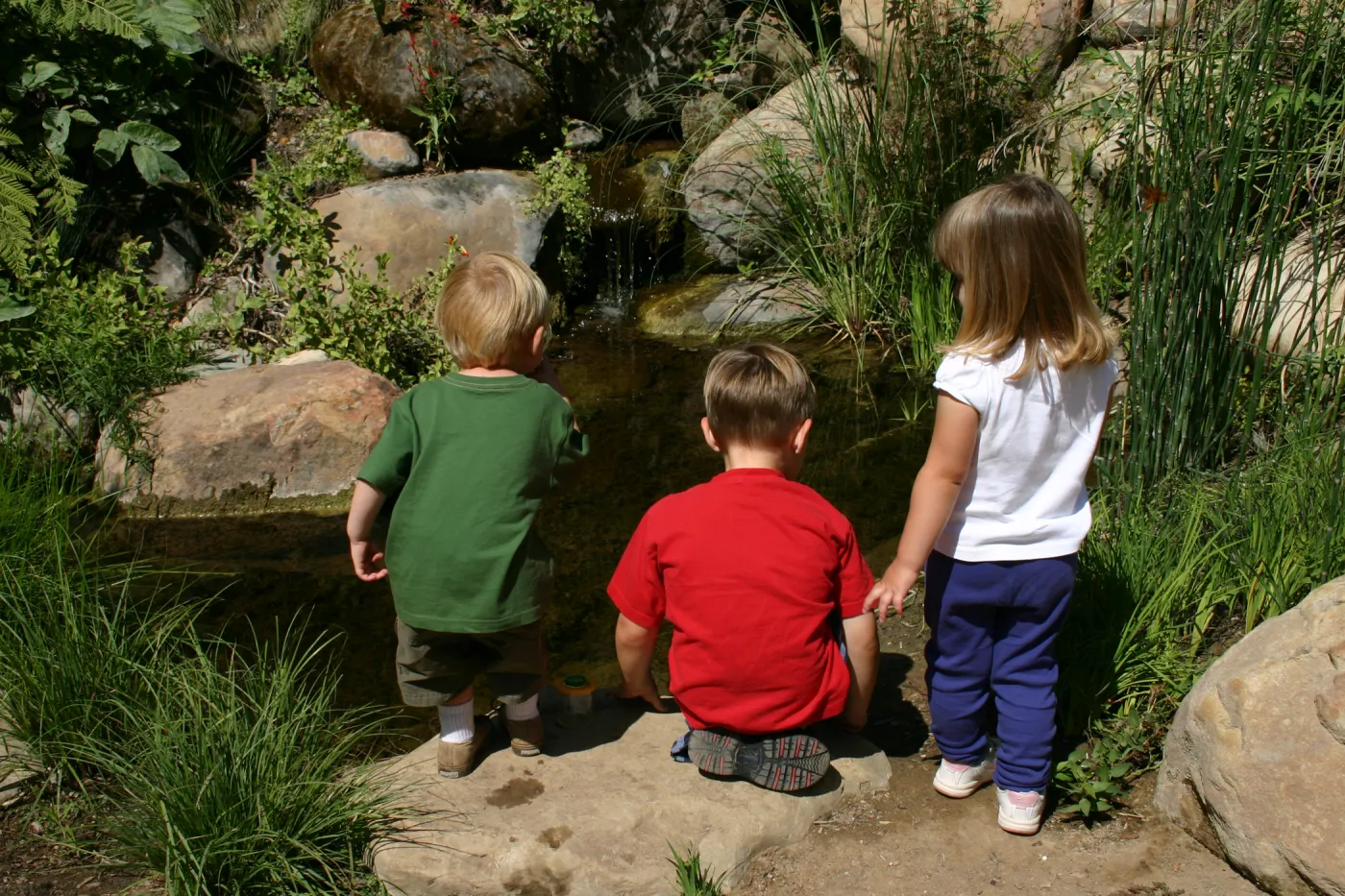 Discovery Garden, children