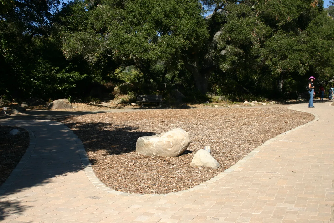 pavered pathway along the Meadow, SBBG event location