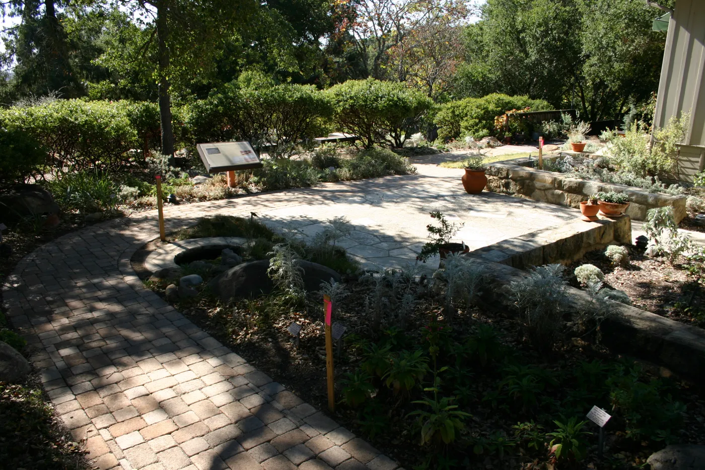 Home Demonstration patio, SBBG event location