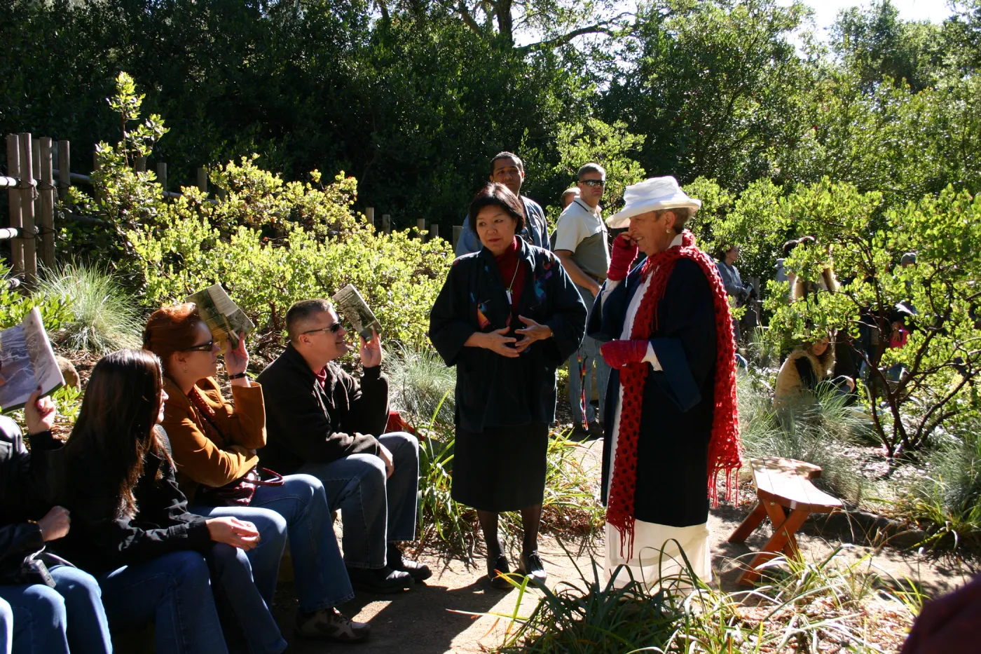 Tea Ceremony, SBBG Tea House garden, Virginia Gardner