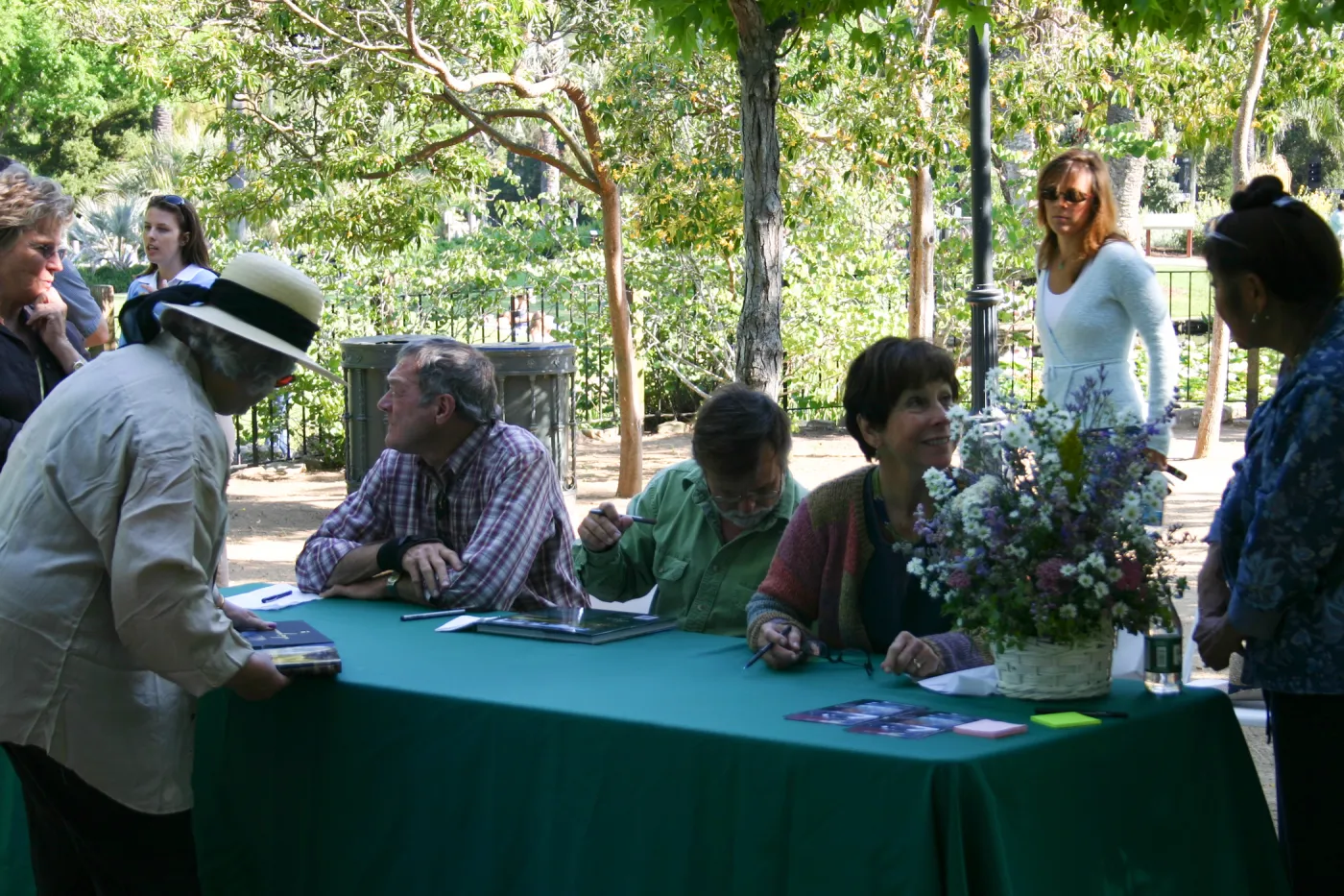 Alice's Garden, book signing at Alice Keck Park Memorial Garden