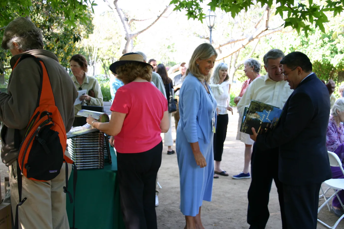 Alice's Garden, book signing at Alice Keck Park Memorial Garden