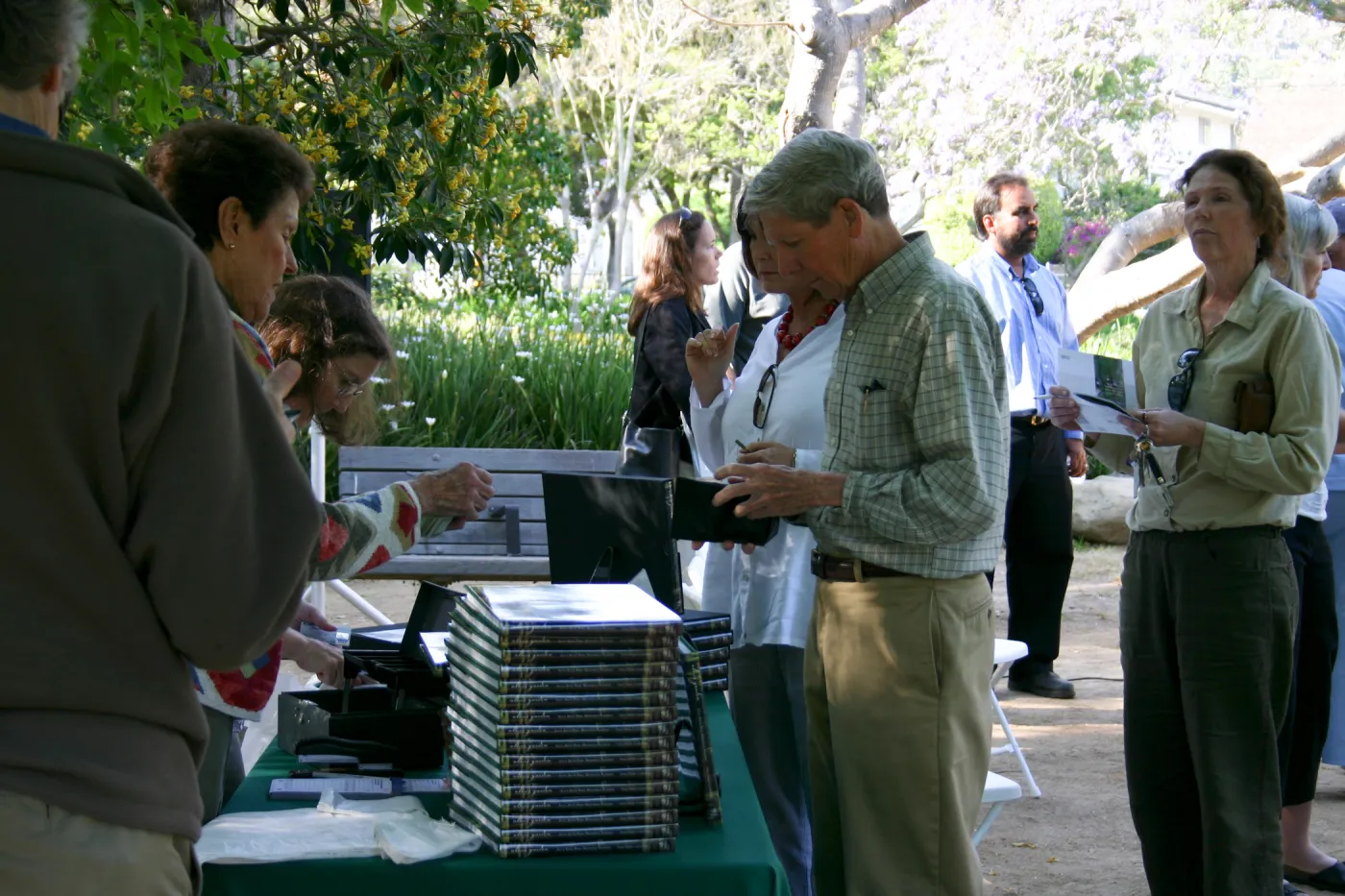 Alice's Garden, book signing at Alice Keck Park Memorial Garden