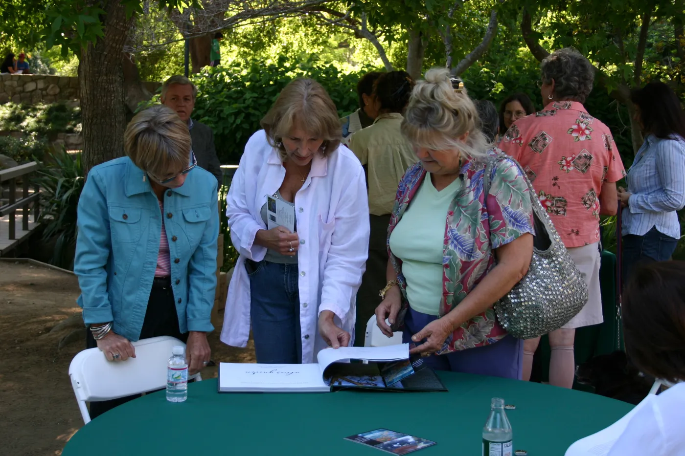 Alice's Garden, book signing at Alice Keck Park Memorial Garden