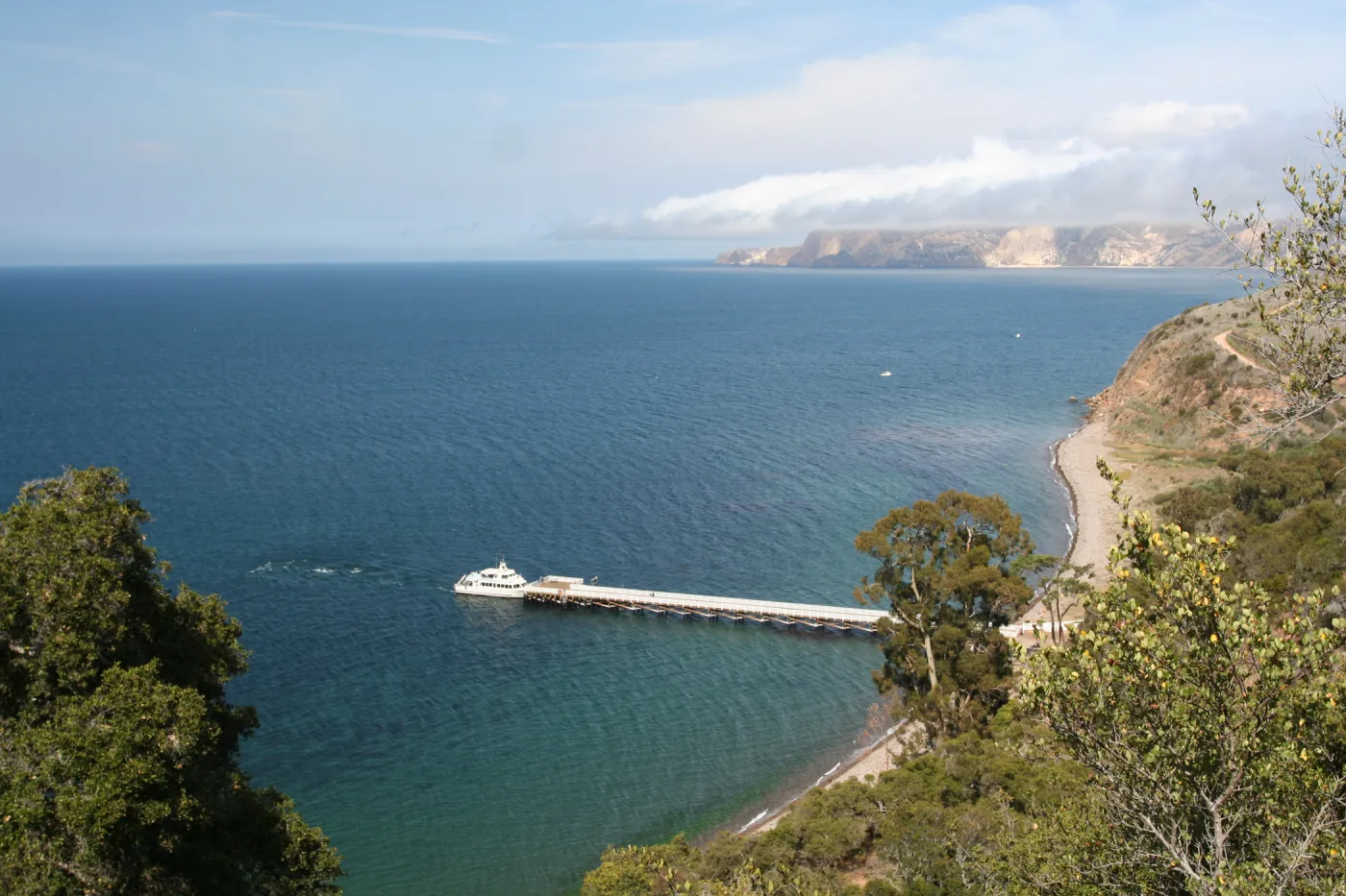 pier at Pelican Harbor, TEAWET, Santa Cruz Island field trip, 2009