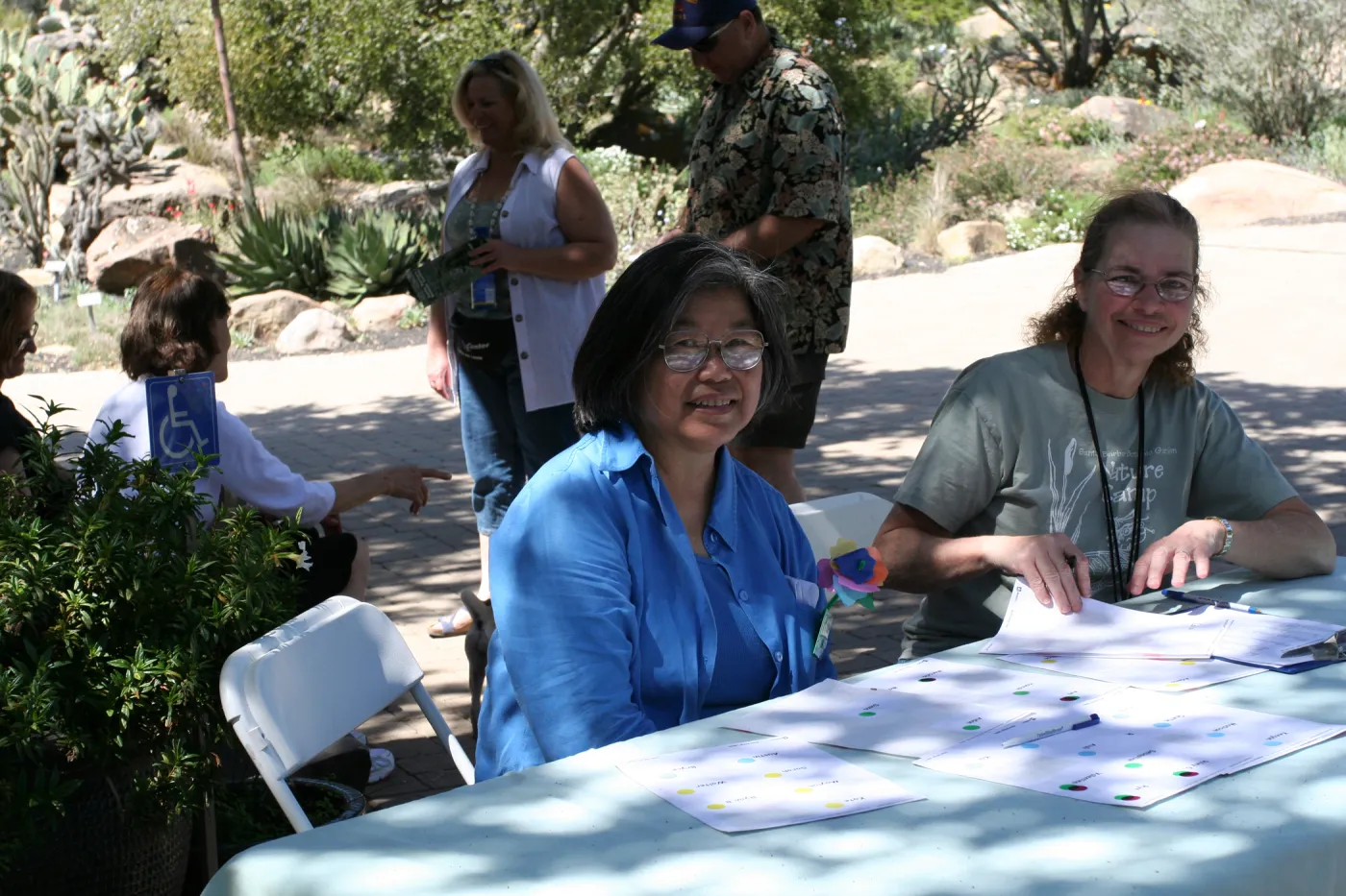 Joan Evans, SBBG Egg Hunt, 2008