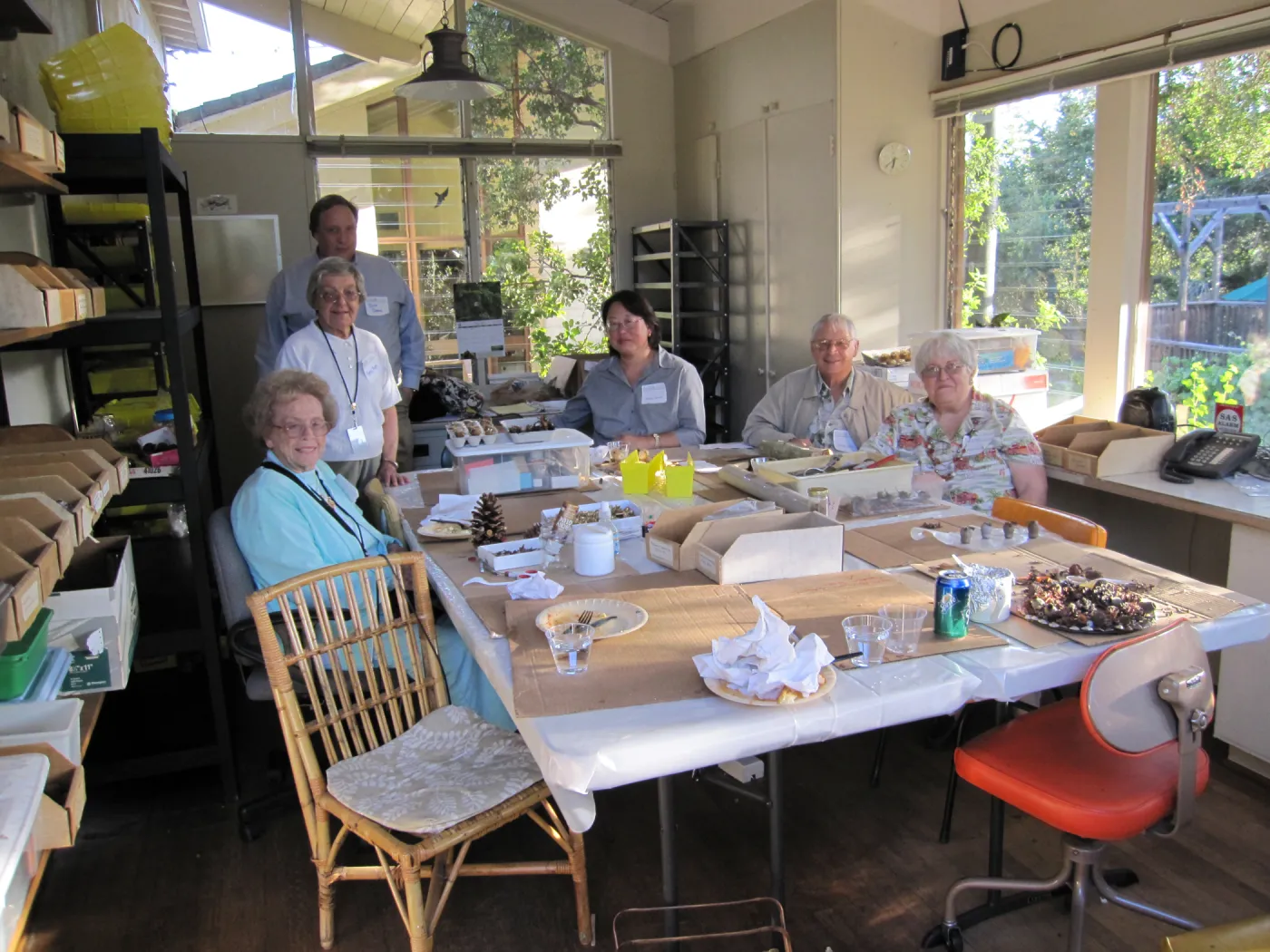 SBBG Guild ladies in their new workshop