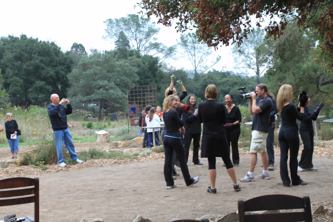 interpretive dance group, Art from the Ashes event, SBBG