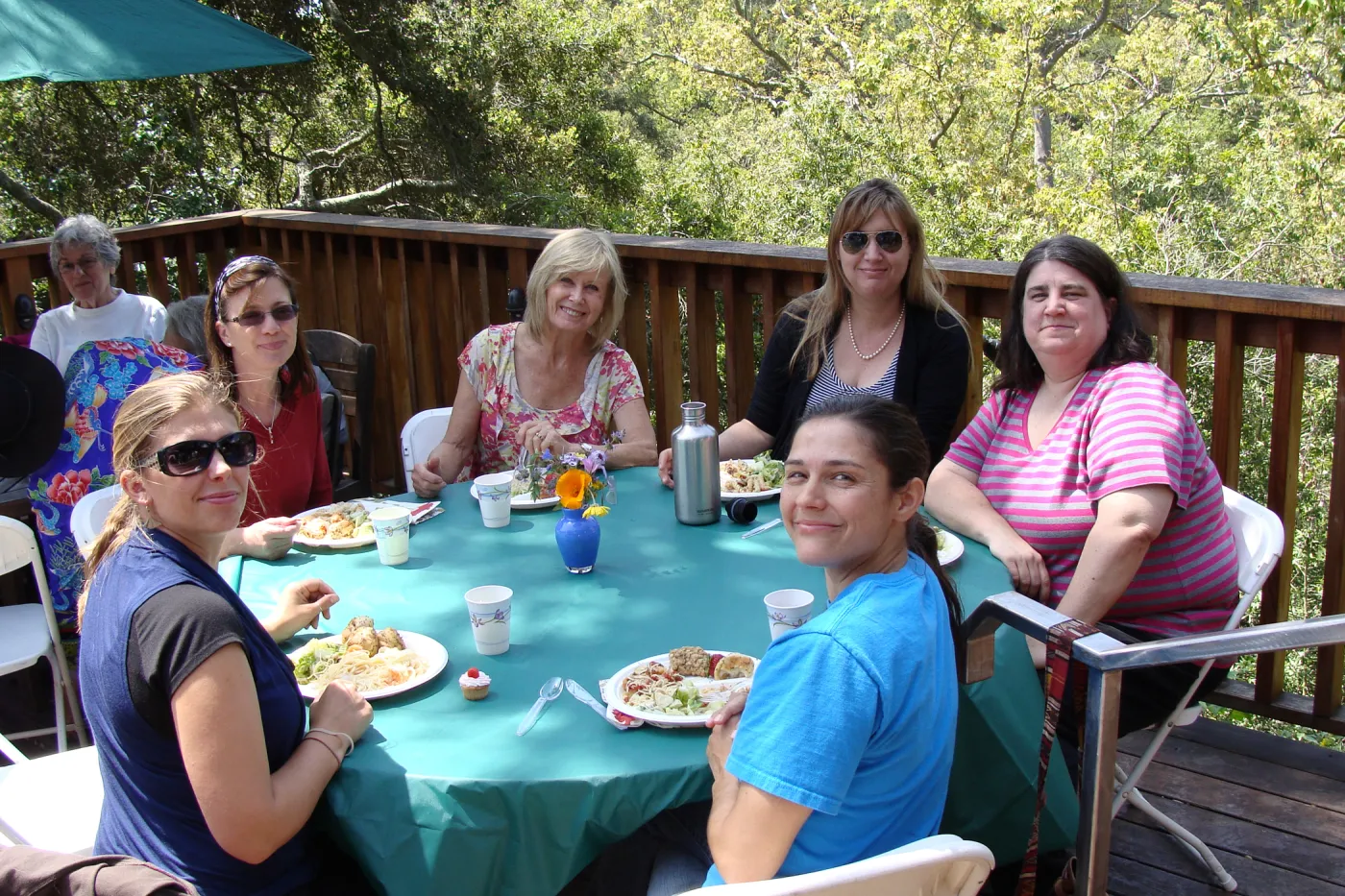 SBBG Volunteer Luncheon, 2011, Home Demonstration deck