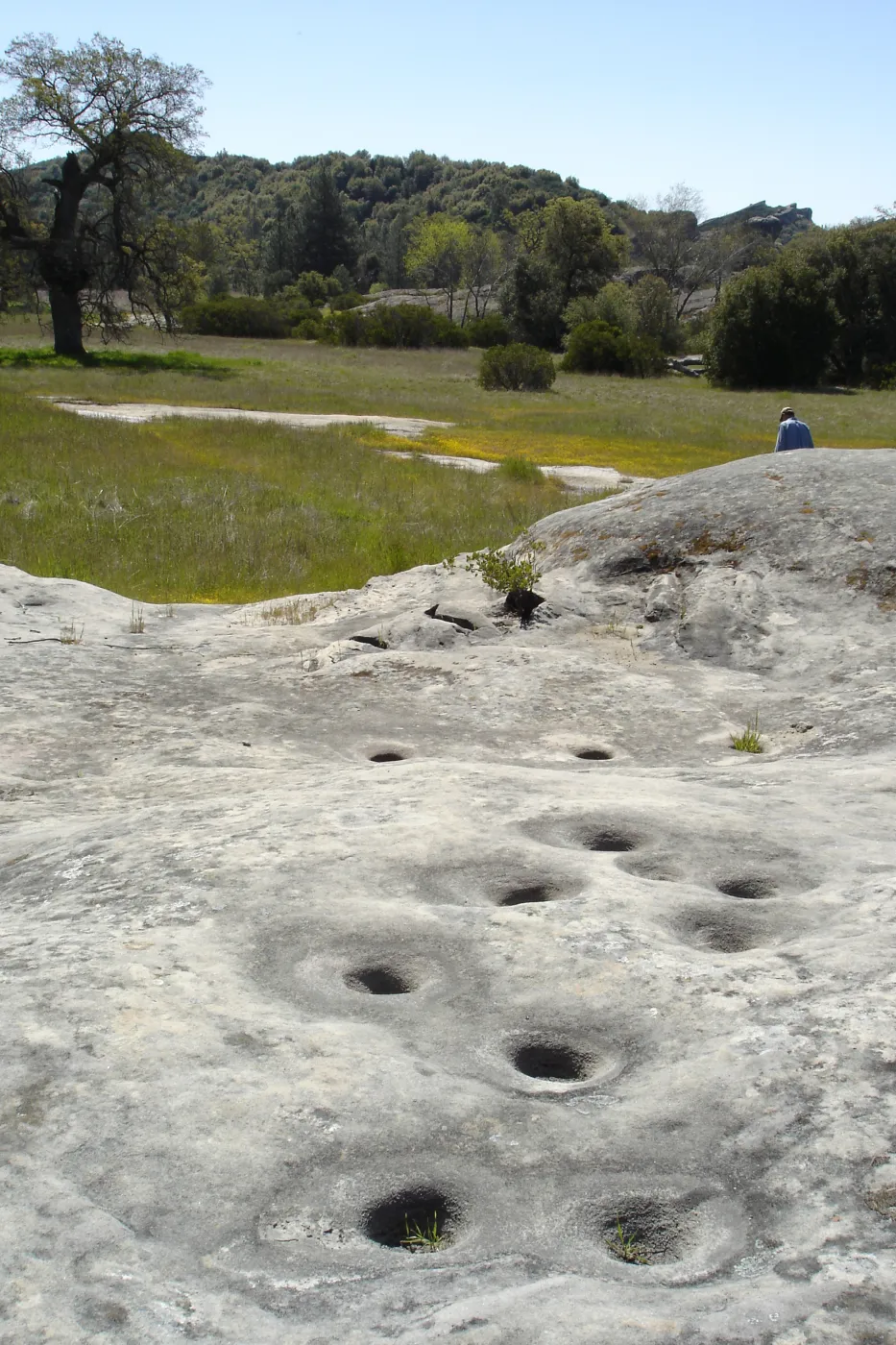 rock formation, Santa Lucia Mountains, Fort Hunter Liggett, SBBG Research and Conservation staff field trip, 2006