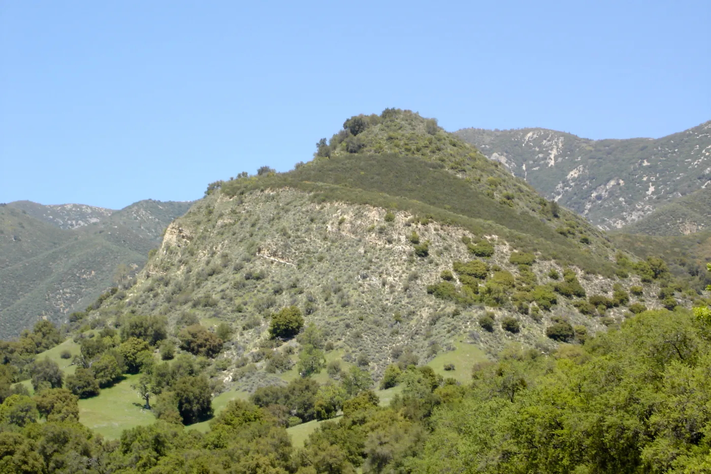 Eagle Rock, Santa Lucia Trail, Fort Hunter Liggett, SBBG Research and Conservation staff field trip, 2006