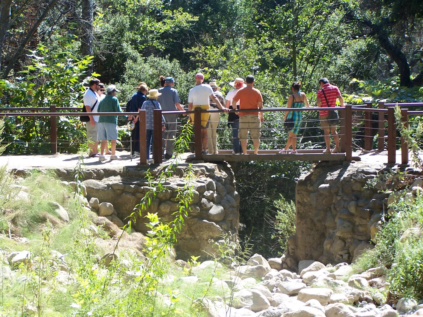 SBBG Community Free Day, Docent tour on top of the Mission Dam