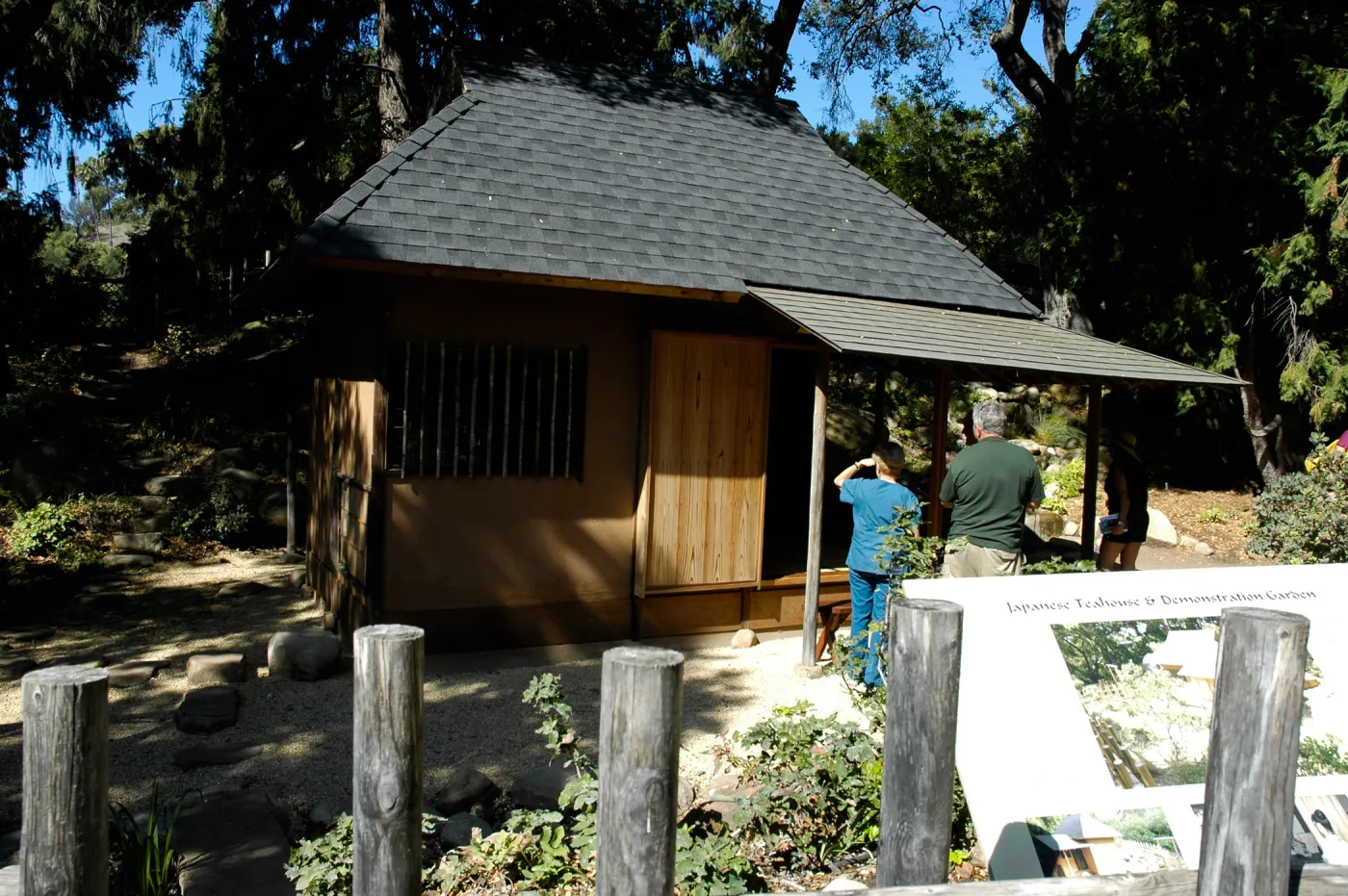 Tea House open to visitors, SBBG Community Free Day, October 16 2011