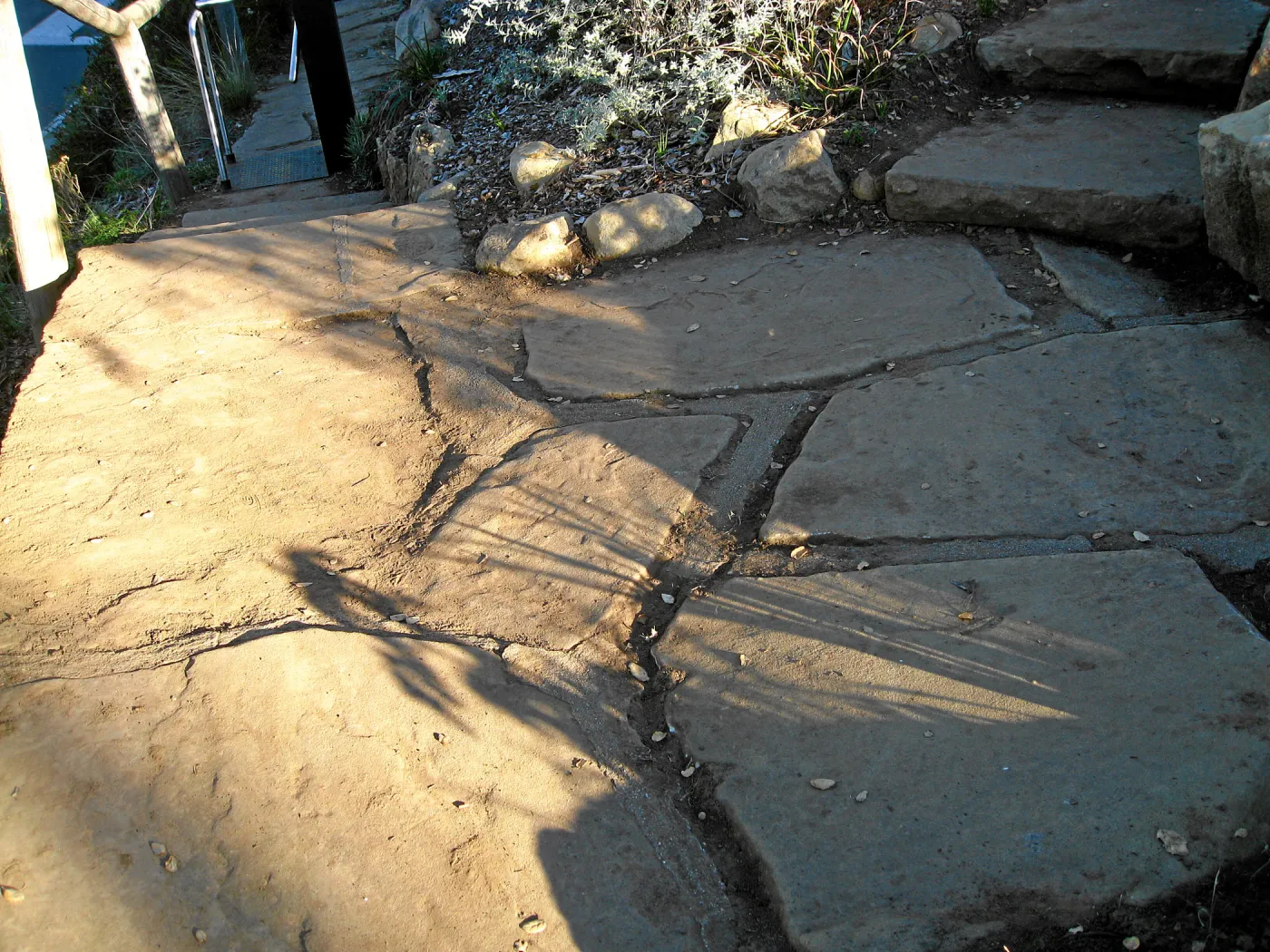 Lower Porter Trail stone steps