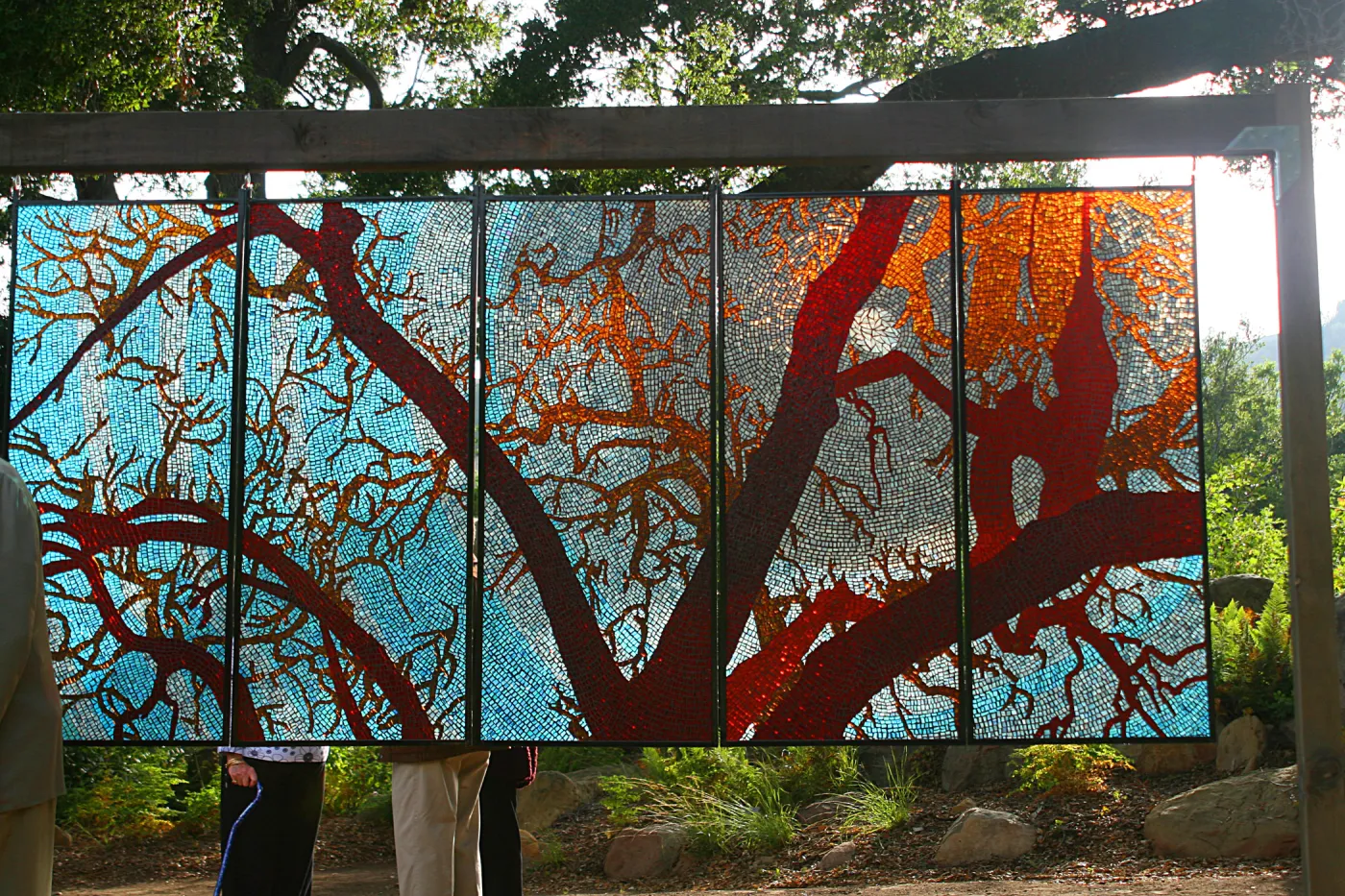 stained glass art exhibit, Rose and Nightingale concert in the Garden event