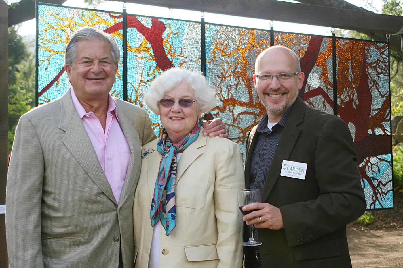 stained glass art exhibit, Rose and Nightingale concert in the Garden event