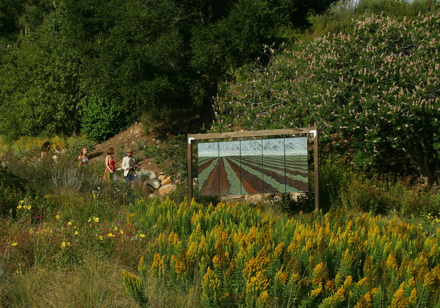 stained glass art exhibit, Rose and Nightingale concert in the Garden event