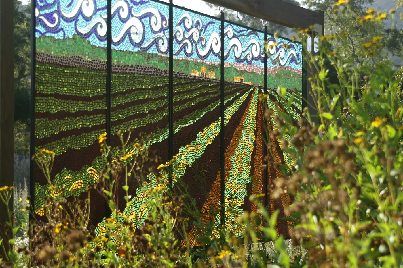 stained glass art exhibit, Rose and Nightingale concert in the Garden event