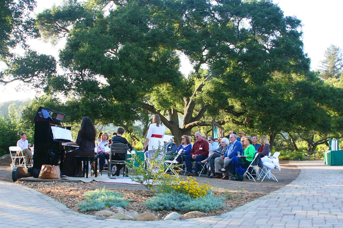 under the Meadow Oaks, Rose and Nightingale concert in the Garden event