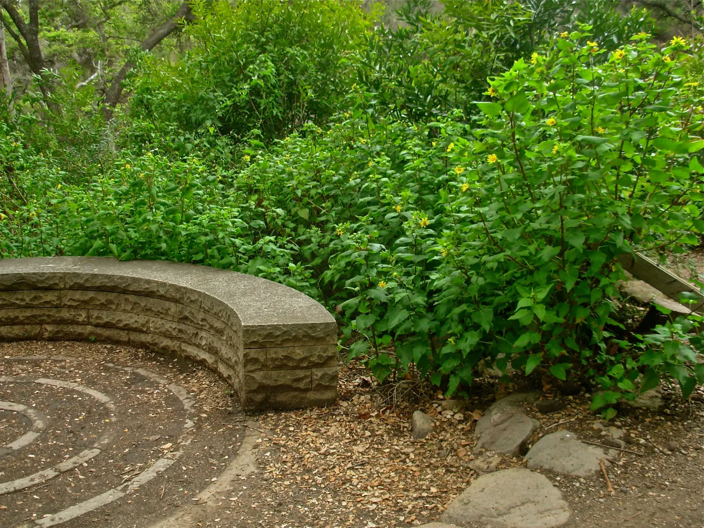 Spiral Stone Bench, Canyon Section