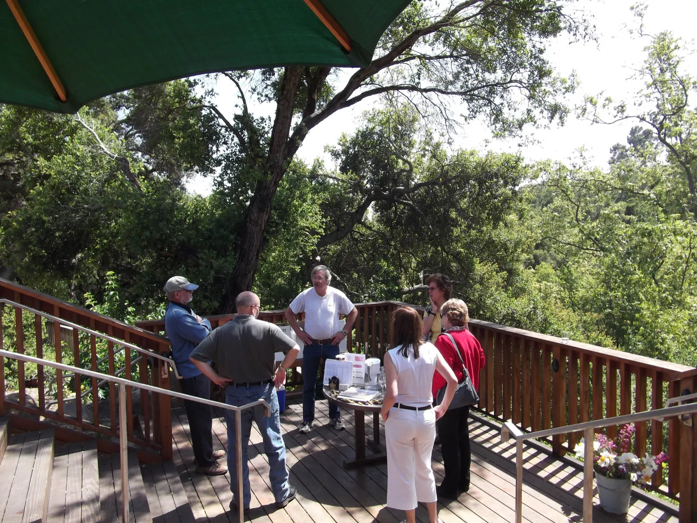 SBBG Wine & Cheese Lecture series, Home Demonstration Deck