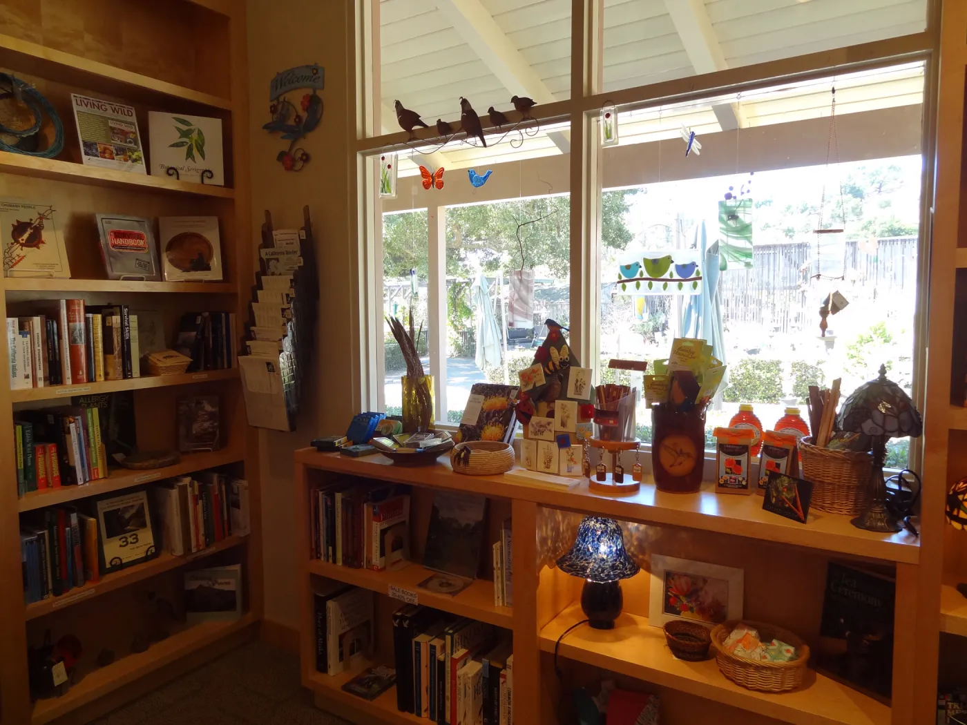 SBBG Gift Shop interior, products