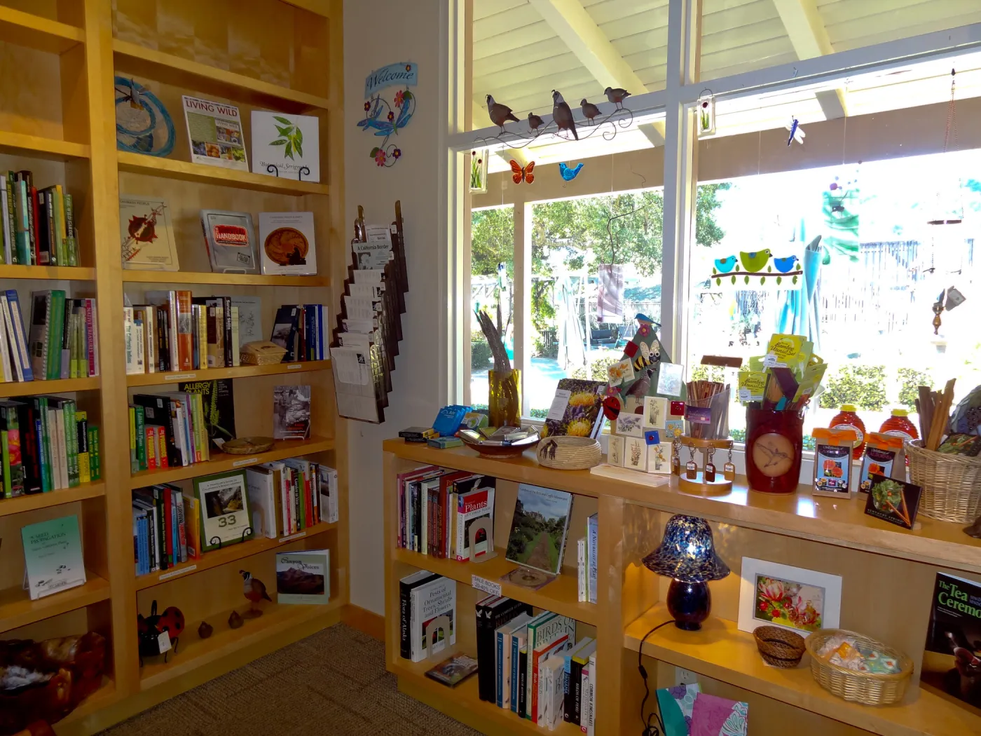 SBBG Gift Shop interior, products