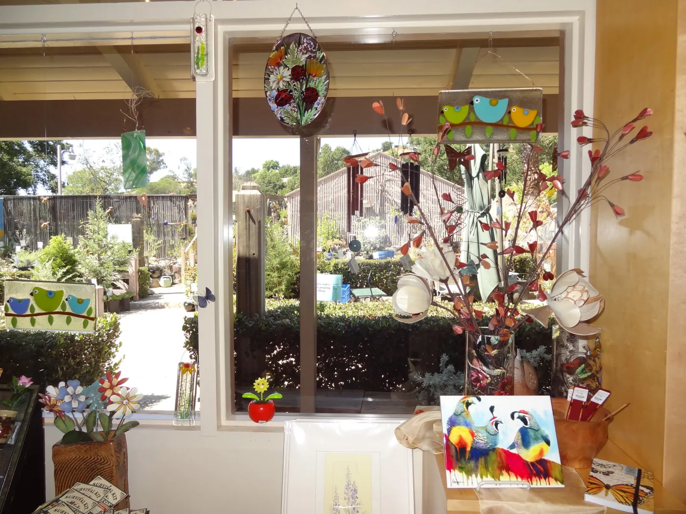 SBBG Gift Shop interior, products