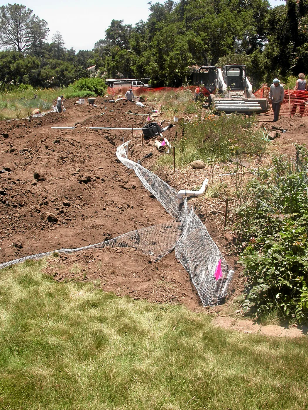 Irrigation installation, Meadow Lawn 2008