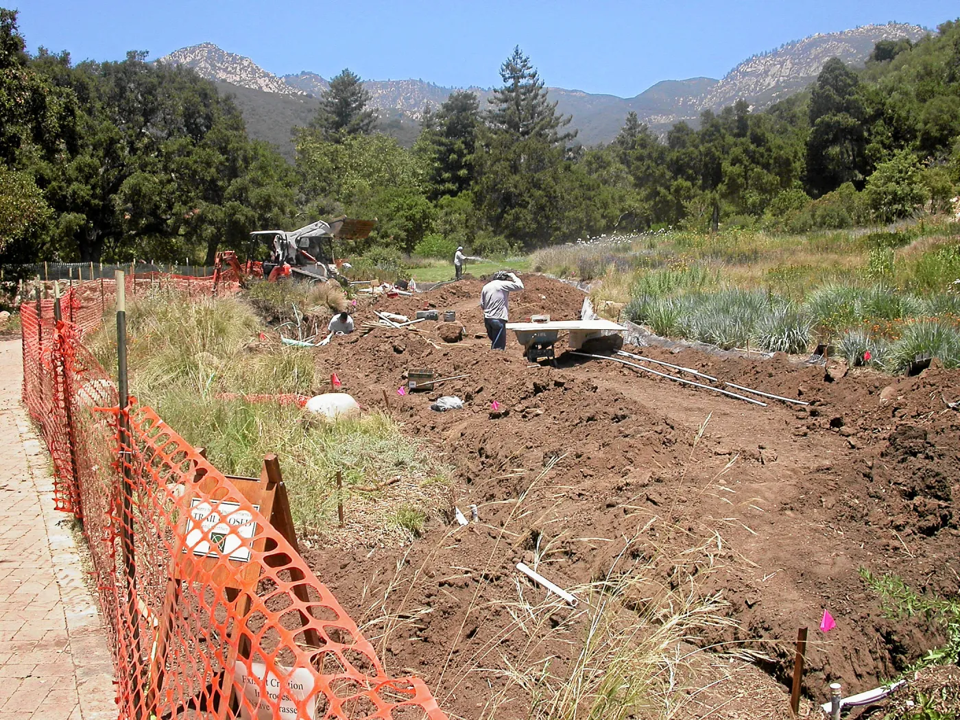 Irrigation installation, Meadow Lawn 2008