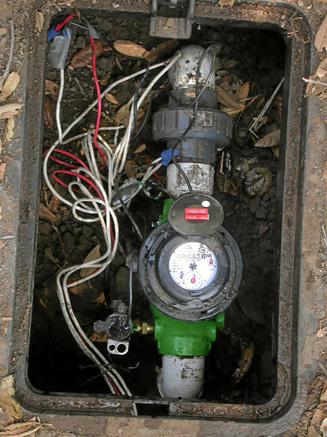 Meadow View Irrigation installation, new valve box