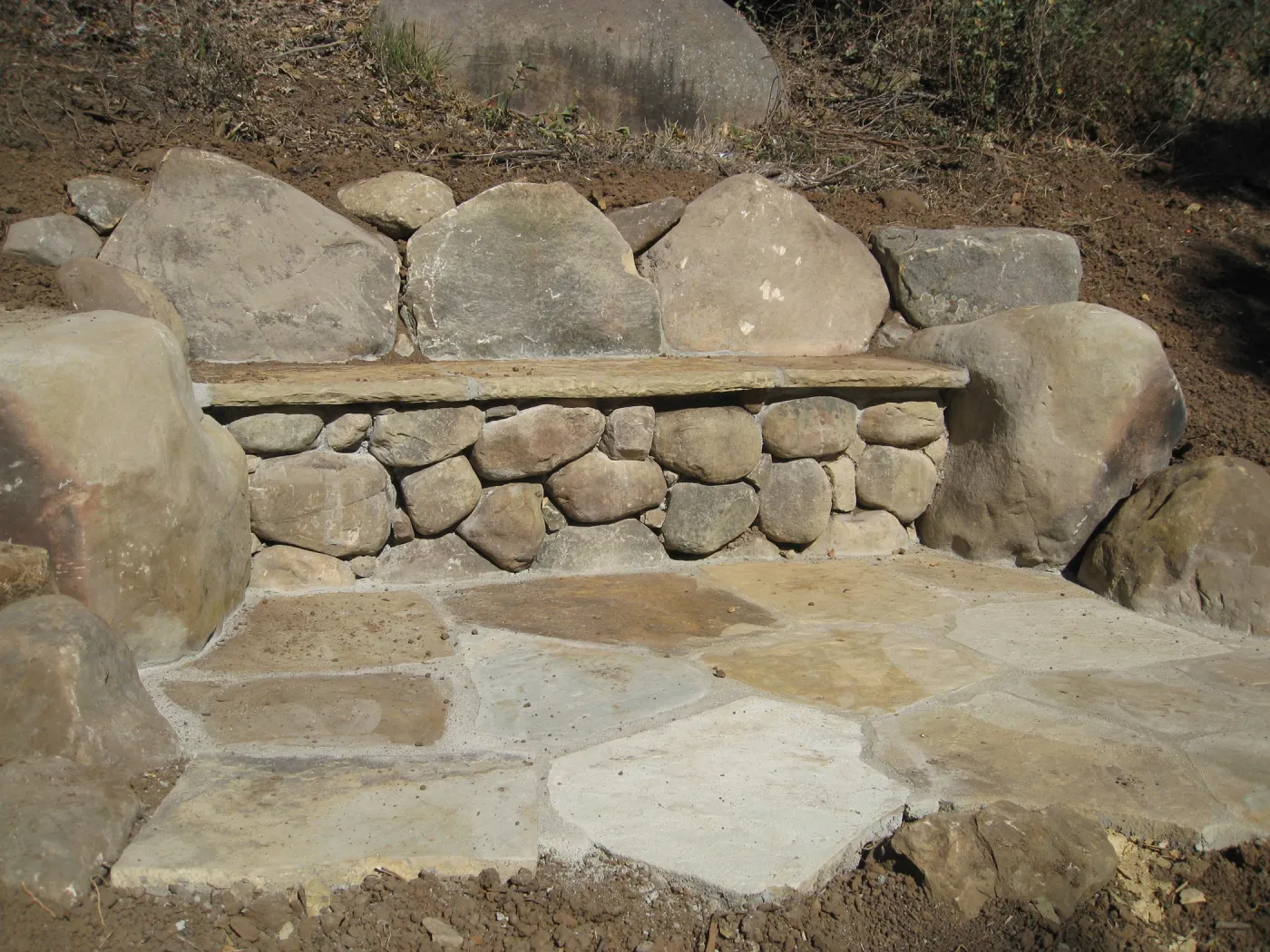 Overeem bench in the old Island Section in the Canyon