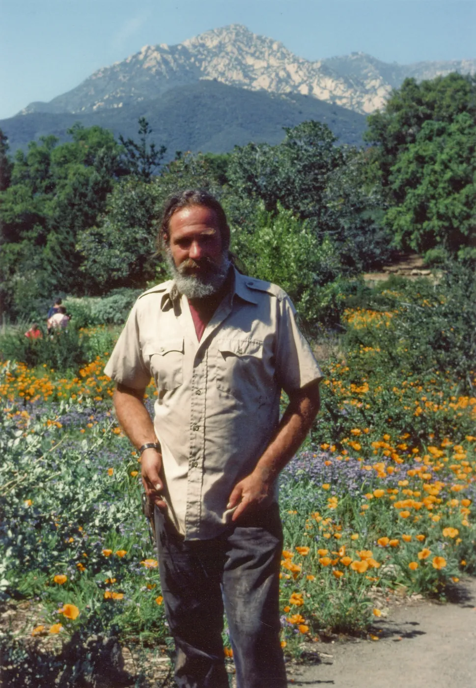 Geege Ostroff at SBBG, Porter Trail