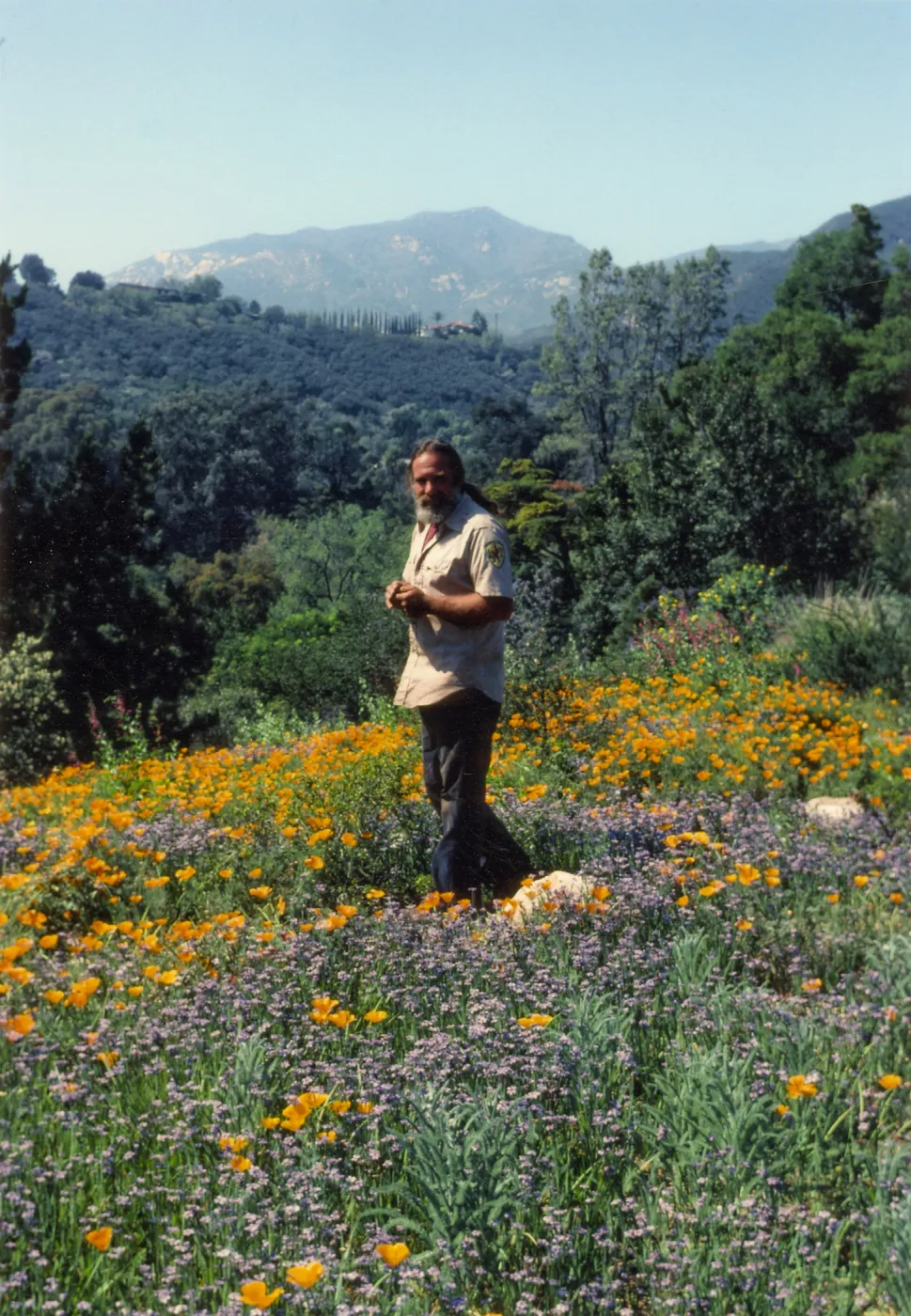 Geege Ostroff at SBBG, Porter Trail